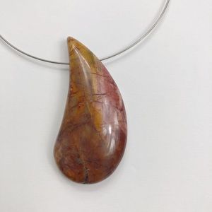 Red Creek Jasper Teardrop Pendant